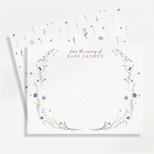 Elegante Wildflower-kraam Briefkaart