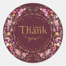 Elegante Wildflower Meadow Spring Garden bruiloft