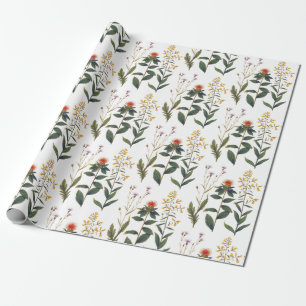 Elegante  Wildflowers Natuur Lover Cadeaupapier