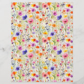 Elegante wildflowers scriptnaam (Achterkant)