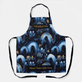 Elegante Winter Arch Pattern Schort met aangepaste (Voorkant)