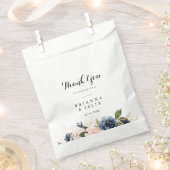 Elegante Winter Bloemen Dank u bruiloft Bedankzakje (Geknipt)