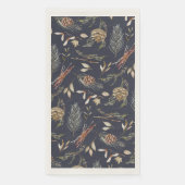 Elegante Winter Gastenhanddoek met Pinecones Servet (Voorkant)