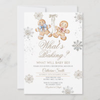 Elegante Winter What's Baking Geslacht Reveal