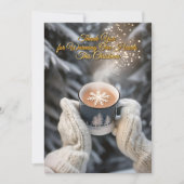 Elegante winterse Kaart (Voorkant)