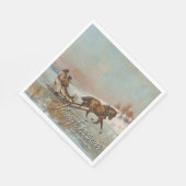 Elegante  winterslee ritscène servet (Hoek)