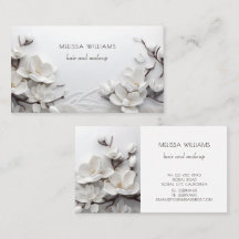 Elegante Witte 3D Magnolia