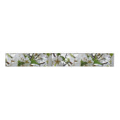 Elegante witte bloesem foto grosgrain lint (Voorkant)