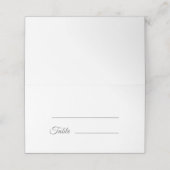 Elegante witte bruiloft gevouwen (Buitenkant ongevouwen)