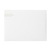 Elegante witte en gouden Waterverf kerst (Voorkant)