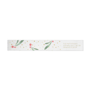 Elegante witte en gouden Waterverf kerst