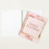 Elegante witte frame bloemendagplanner planner (Display)