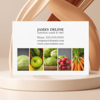 Elegante Witte Groenten Voeding Chef
