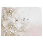 Elegante witte ivoorbloemen cadeautas (Achterkant)