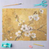 Elegante witte kersenbloemen tissuepapier (Craft)