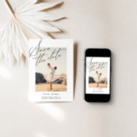 Elegante witte minimalistische scriptfoto