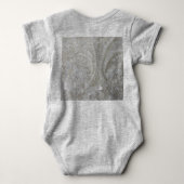 elegante witte neushoornparelkeelas romper (Achterkant)