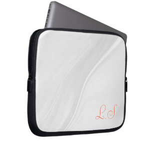 Elegante witte oranje tablet hoes 10 inch