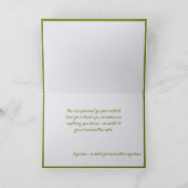 Elegante witte orchidee bloemen groene knoppen rom kaart (Binnen)