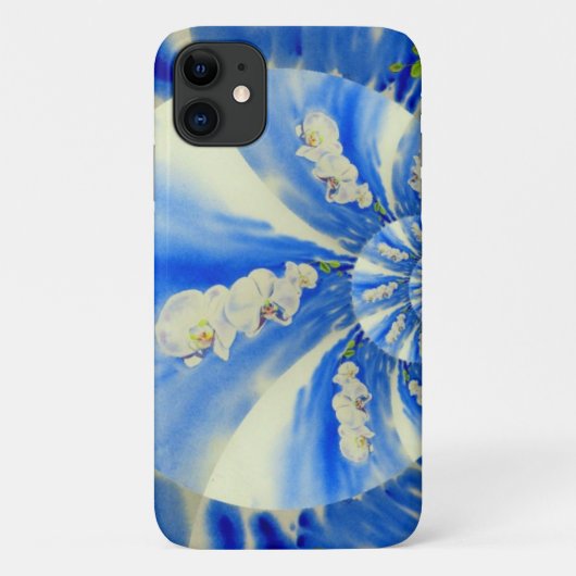 Elegante witte orchidee waterverf schilderij Case-Mate iPhone case (Achterkant)