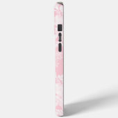 Elegante witte rozen roze bloemen Case-Mate iPhone case (Achterkant / Links)