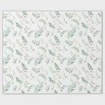 Elegante witte Waterverf bloemeneucalyptus