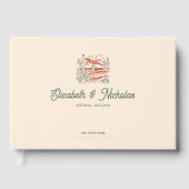 Elegante woestijn | Terracotta Wedding Gastenboek (Voorkant)