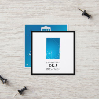 Elegante  y bellísima tarjeta de presentación. contactkaartje