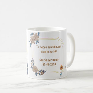 Elegante y Personalizada para Celebrar su boda Koffiemok