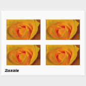 Elegante Yellow Rose foto Rechthoekige Sticker (Vel)