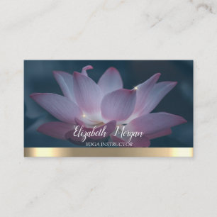 Elegante Yoga stijlvolle Lotus Visitekaartje