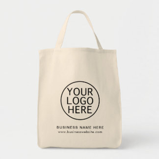 Elegante zakelijke Logo en website Modern Custom Tote Bag