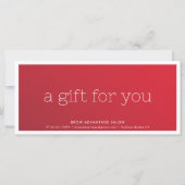 ELEGANTE zakelijke schoonheidssalon rode bordeaux (Achterkant)