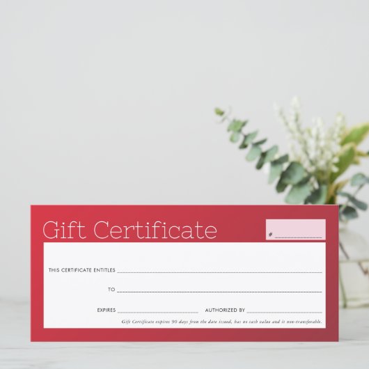 ELEGANTE zakelijke schoonheidssalon rode bordeaux (Staand voorkant)