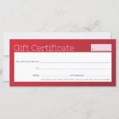 ELEGANTE zakelijke schoonheidssalon rode bordeaux (Voorkant)