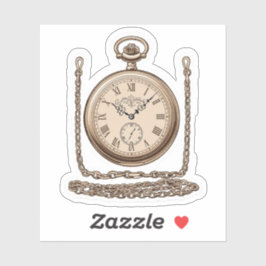 Elegante  zakhorloge Sticker