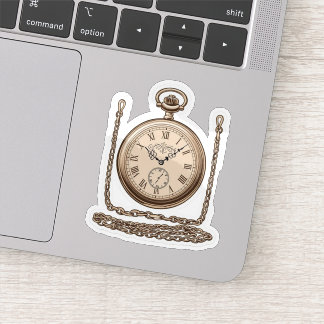 Elegante zakhorloge Sticker