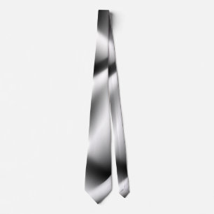 Elegante zebra abstract zwart en wit stropdas