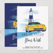 ELEGANTE ZEE-O-SIX AUTO ART FEESTDAGENKAART (Voorkant / Achterkant)
