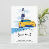 ELEGANTE ZEE-O-SIX AUTO ART FEESTDAGENKAART (Staand voorkant)