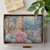 ELEGANTE ZEEMEERMIN DECOUPAGE TISSUEPAPIER (Geschenk)