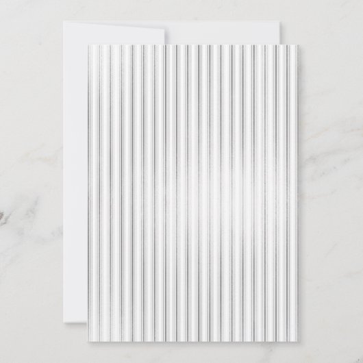 Elegante zilveren ananas bruiloft uitnodiging (Achterkant)