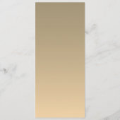 Elegante Zilveren Bruiloft Menu (Achterkant)