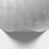 Elegante zilveren trouwringen cadeaupapier (Hoek)