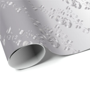 Elegante zilveren trouwringen cadeaupapier
