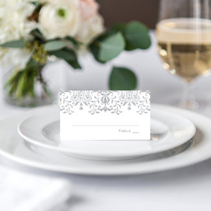 Elegante zilveren vintage glamour bruiloft