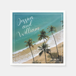 Elegante zomer bruiloft servet