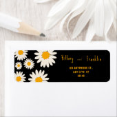 Elegante zomer Daisy Floral romantisch gepersonali Etiket (Insitu)