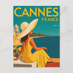 Elegante zomer in Cannes Briefkaart