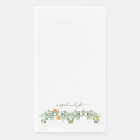 Elegante zonnebloemen & blad Custom bruiloft